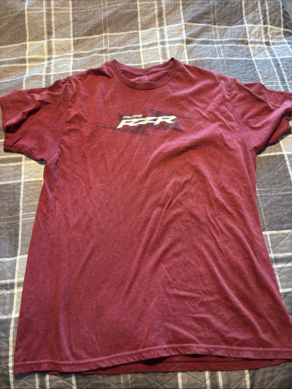 RZR Men's Maroon Graphic T-Shirt